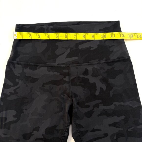 Lululemon Align Nulu Crop 21" Incognito Camo Multi Grey Size 6 Gym Sportswear - Picture 8 of 10